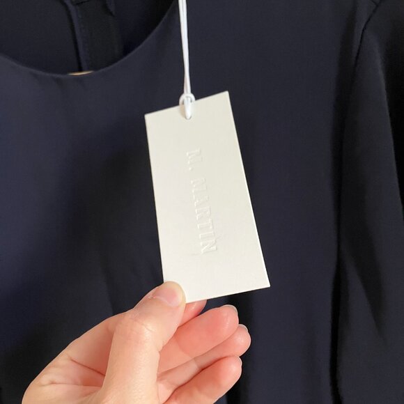 M.Martin dark navy chic dress - Picture 6 of 6